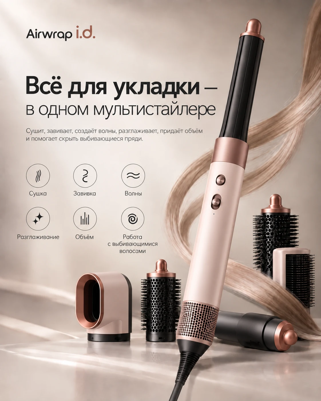 Dyson Airwrap — функции